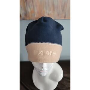 Reebok St. Louis Rams Fleece Beanie Hat NFL Equipment On Field Navy Tan NWT